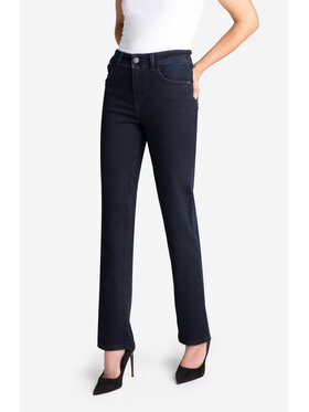 RJ Rocks Jeans RJ Rocks Jeans Jeansy Milla Granatowy Straight Leg
