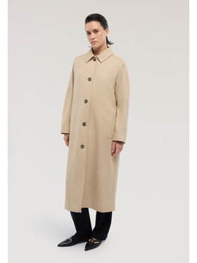Trussardi Trussardi Płaszcz zimowy 0325A000428N012 Beżowy Regular Fit