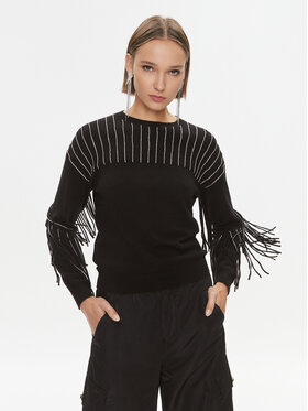 PINKO Pinko Pulover Libellula 102082 A19L Negru Regular Fit