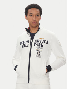 Aeronautica Militare Aeronautica Militare Mikina 251FE1999F459 Biela Regular Fit