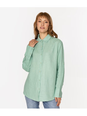 Lee Cooper Lee Cooper Koszula LINA 2020 Zielony Regular Fit
