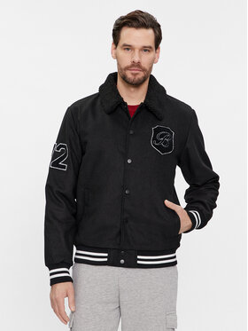 Brave Soul Brave Soul Kurtka bomber MJK-DURDEN Czarny Regular Fit