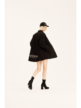 Chérir Paris Chérir Paris Kurtka damska z bawełny Czarny Oversize