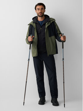 4F 4F Spodnie outdoor URBAN COMMUTER Czarny Regular Fit
