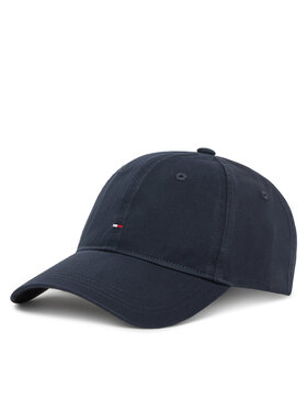 Tommy Hilfiger Tommy Hilfiger Шапка с козирка Essential Flag Soft Cap AW0AW17632 Тъмносин