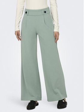 JDY JDY Hlače Geggo 15208430 Zelena Wide Leg