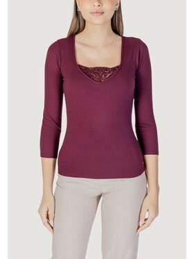 Morgan De Toi Morgan De Toi T-Shirt 251-TDOUNIA Fioletowy Shirt Fit