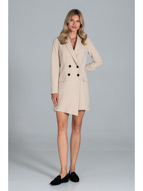 FIGL FIGLFIGL Vestito M822 Beige Regular Fit