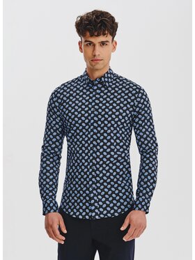 Pako Lorente Pako Lorente Koszula P25WF-1X-005 Granatowy Slim Fit