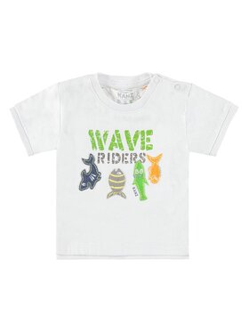 Kanz Kanz T-Shirt 1632641-1000 Biały Basic Fit
