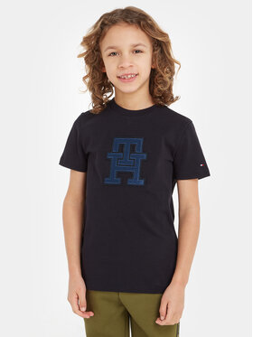 Tommy Hilfiger Tommy Hilfiger T-Shirt KS0KS00527 Granatowy Regular Fit