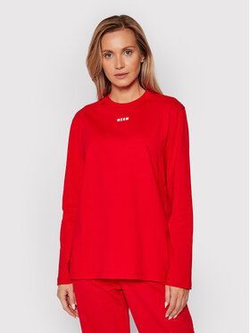 MSGM MSGM Blūze 2000MDM501 200002 Sarkans Regular Fit