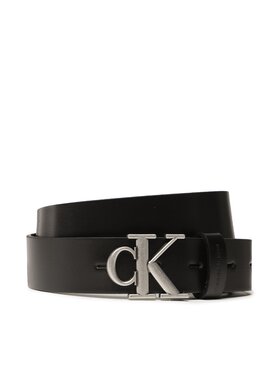 Calvin Klein Calvin Klein Cintura da donna Round Mono Lthr Belt 30mm K60K610894 Nero