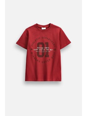 Coccodrillo Coccodrillo T-Shirt ZC6143202ABJ-017 Bordowy Regular Fit