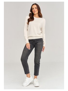 Makadamia Makadamia Jeansy C103 Czarny Fitted Fit