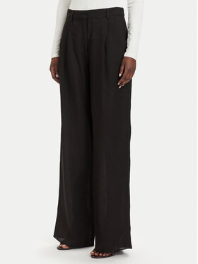 Marella Marella Hlače Solista 2613131114 Crna Relaxed Fit