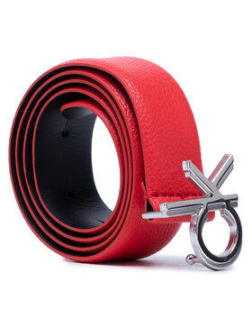 Calvin Klein Calvin Klein Pasek Damski Ck Logo Belt 30Mm K60K607944 Czerwony