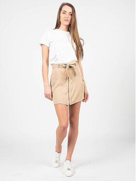 Pepe Jeans Pepe Jeans Spódnica PL901002 | Floren Beżowy Slim Fit