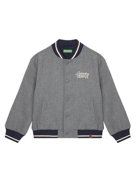 United Colors Of Benetton United Colors Of Benetton Bundy bomber 2LLUCN06G Sivá Regular Fit