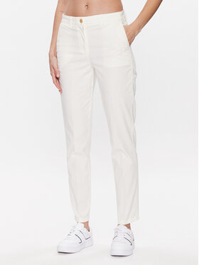 Tommy Hilfiger Tommy Hilfiger Chino kalhoty WW0WW37763 Écru Slim Fit