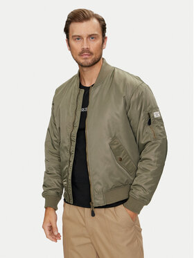 Guess Jeans Guess Jeans Bomber-jakk M4YL01 WG932 Khakivärviline Regular Fit