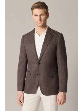 Lancerto Lancerto Marynarka Aliano MA131126000018 Brązowy Slim Fit
