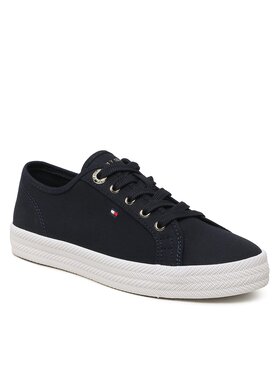 Tommy Hilfiger Tommy Hilfiger Гуменки Essential Vulcanized Sneaker FW0FW07119 Тъмносин