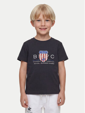 Beverly Hills Polo Club Beverly Hills Polo Club Marškinėliai P-SS26B-TS414011 Tamsiai mėlyna Regular Fit