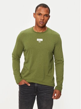 s.Oliver s.Oliver Longsleeve 2150055 Πράσινο Regular Fit