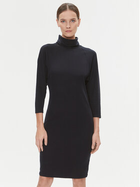 Tommy Hilfiger Tommy Hilfiger Úpletové šaty WW0WW40290 Tmavomodrá Regular Fit