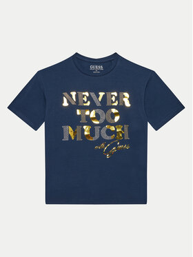Guess Guess T-Shirt J4YI41 K6YW4 Modrá Regular Fit