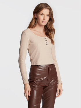 Brave Soul Brave Soul Bluza LLT-544ERIN Bež Regular Fit