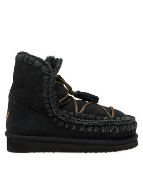 Mou Mou Čizme za snijeg Eskimo Scoubidoo Lace FW101124A Crna