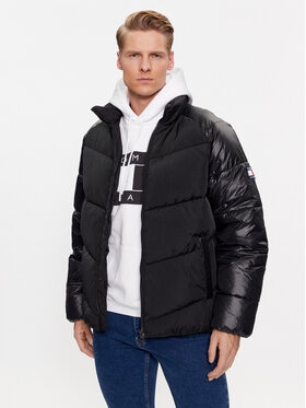 Tommy Jeans Tommy Jeans Vatovaná bunda DM0DM17226 Čierna Relaxed Fit