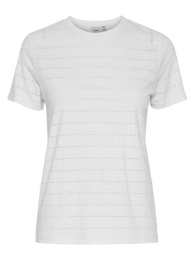 ICHI ICHI T-Shirt 20118086 Biały Regular Fit