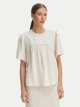 Weekend Max Mara Weekend Max Mara Halenka Bacino 2615941082 Écru Relaxed Fit