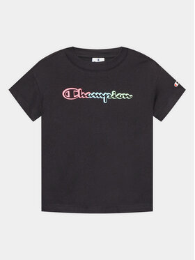 Champion Champion Tričko 404650 Čierna Regular Fit