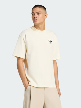 adidas adidas T-Shirt 172516 Kremowy Loose Fit