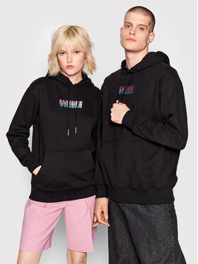 Market Market Суитшърт Unisex SMILEY Into the Unknown 397000381 Черен Relaxed Fit