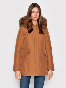 Woolrich Woolrich Zimní bunda Arctic Raccoon CFWWOU0538FRUT0001 Hnědá Regular Fit