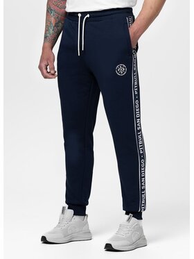 PITBULL PITBULL Spodnie dresowe NEXUS Granatowy Regular Fit