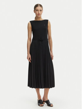Tommy Hilfiger Tommy Hilfiger Hétköznapi ruha WW0WW49312 Fekete Regular Fit