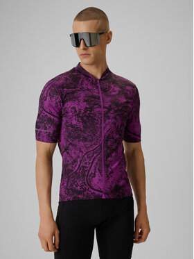 4F 4F T-Shirt 4FWSS26TFTSM1766 Fioletowy Active Fit