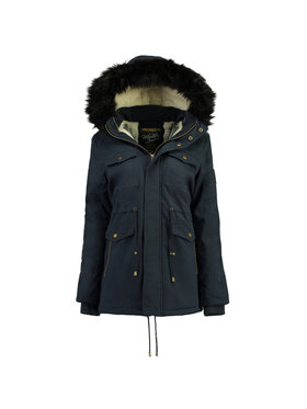 Geographical Norway Geographical Norway Parka WQ834F/GN-NAVY Granatowy Fitted Fit