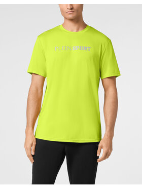 Plein Sport Plein Sport T-Shirt 22969 Żółty Regular Fit