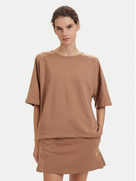 Beverly Hills Polo Club Beverly Hills Polo Club T-krekls P-SS26W-TS00817 Gaiši brūna Oversize