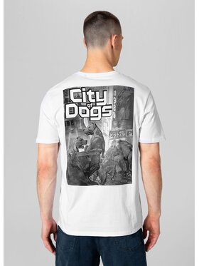 PITBULL PITBULL T-Shirt Koszulka Biały Regular Fit
