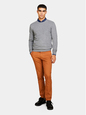 Sisley Džemper 102HS1B17 Siva Slim Fit