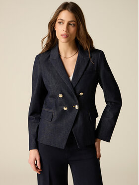 Oltre Oltre Marynarka R408R002449N034 Niebieski Slim Fit