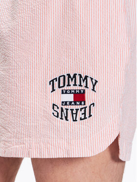 Tommy Jeans Kratke Hlače Iz Tkanine DM0DM16294 Oranžna Regular Fit